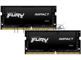 Оперативная память Kingston Fury Impact, DDR4, 16GB (2x8GB), 3200MHz, CL20, SO-DIMM 0