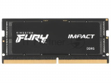 Оперативная память Kingston Fury Impact, DDR5, 16GB (1x16GB), 4800MHz, CL38, SO-DIMM 2