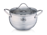 Кастрюля LARA LR02-35 APPLE 6,1л 0