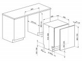 Посудомоечная машина встраиваемая SMEG STA7233L 1