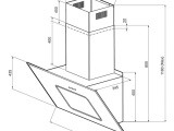Вытяжка Krona Kirsa Sensor 600 White/White 2