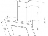 Вытяжка Maunfeld TOWER C 60 BLACK 1
