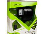 Зарядное устройство от сети 220в Partner 028257 microUSB 1A 1