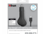 Зарядное устройство от прикуривателя 12-24в Trust Lightning cable – 10W (Y) 0