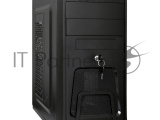 Корпус Miditower ExeGate CP-603UB-UNS400 (ATX, БП UNS400 с вент. 12см, 2*USB, аудио, черный) 1