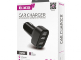 Зарядное устройство от прикуривателя 12-24в OLMIO 038714 3USB 5.2A 0