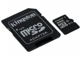 Карта памяти Kingston micro SDHC 32 Gb + адаптер Сlass 10 0
