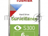 Жесткий диск Toshiba 6Tb SATA-III Surveillance S300 (5400rpm) 256Mb 3.5" 4