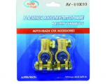 Кабель для Авто AUTOVIRAZH AV-010010 Клеммы АКБ "+", "-" (латунь) 2 шт. в блистере 1