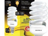 Лампа люминесцентная Supra SL-SP-15\4200\E14 0