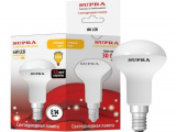 Лампа светодиодная Supra SL-LED-PR-R50-6W\3000\E14 0