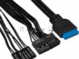 Корпус Miditower ExeGate XP-333U-UNS350 (ATX, БП UNS350 с вент. 12см, 1*USB+2*USB3.0, аудио, черный) 2