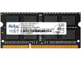 Оперативная память NETAC Basic, DDR3L, 4GB (1x4GB), 1600MHz, CL11, SO-DIMM 0