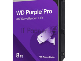 Жесткий диск HDD Western Digital Surveillance Purple Pro8TB 7200rpm SATA-III 256Mb 3.5" 8