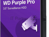 Жесткий диск HDD Western Digital Surveillance Purple Pro8TB 7200rpm SATA-III 256Mb 3.5" 10