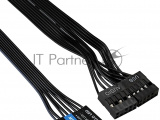 Корпус Miditower ExeGate XP-401-UNS400 (ATX, БП UNS400 с вент. 12см, 2*USB, аудио, черный) 2