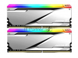 Оперативная память NETAC, DDR5, 32GB (2x16GB), 6200MHz, CL32, DIMM, с радиаторами, RGB, серебристый 1