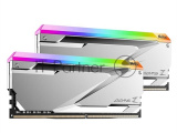 Оперативная память NETAC, DDR5, 32GB (2x16GB), 6200MHz, CL32, DIMM, с радиаторами, RGB, серебристый 0