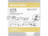 Жесткий диск Western Digital GOLD WD221KRYZ 22TB 3.5" 7200 RPM 512MB 512e SATA-III 1