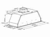 Вытяжка Crosby Light 70 INOX 1