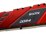 Оперативная память NETAC Shadow, DDR4, 8GB (1x8GB), 2666MHz, CL19, DIMM, с радиаторами, красный 0