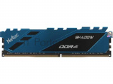 Оперативная память NETAC Shadow, DDR4, 8GB (1x8GB), 2666MHz, CL19, DIMM, с радиаторами, синий 2