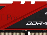 Оперативная память NETAC Shadow, DDR4, 8GB (1x8GB), 3200MHz, CL16, DIMM, с радиаторами, красный 2