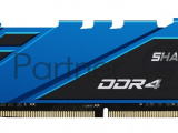 Оперативная память NETAC Shadow, DDR4, 8GB (1x8GB), 3600MHz, CL18, DIMM, с радиаторами, синий 1