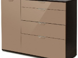Комод VENTAL Лайн-3 Венге/Мокко фасады МДФ 0