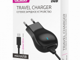 Зарядное устройство от сети 220в OLMIO 038585 microUSB, 2.1А 0