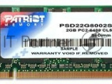 Оперативная память Patriot, DDR2, 2GB (1x2 GB), 800 MHz, CL6, SO-DIMM 6