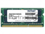 Оперативная память Patriot, DDR3, 8GB (1x8 GB), 1600 MHz, CL11, SO-DIMM 6