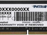Оперативная память Patriot Signature, DDR4, 16GB (1x16 GB), 2400 MHz, CL17, SO-DIMM 1