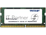 Оперативная память Patriot Signature, DDR4, 16GB (1x16 GB), 2400 MHz, CL17, SO-DIMM 0