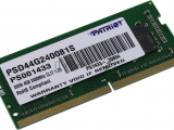 Оперативная память Patriot Signature, DDR4, 4GB (1x4 GB), 2400 MHz, CL17, SO-DIMM 4