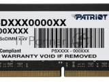 Оперативная память Patriot Signature, DDR4, 4GB (1x4 GB), 2666 MHz, CL19, SO-DIMM 3