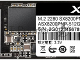 Накопитель SSD ADATA 512GB XPG SX8200 Pro, M.2 2280, PCI-E 3x4, [R/W - 3350/2350 MB/s] 3D-NAND TLC 1
