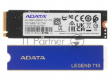 Накопитель SSD ADATA LEGEND 710, 1Tb, PCIe 3.0 x4, M.2 2280, NVMe, R/W 2400/1800, с радиатором 19