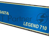 Накопитель SSD ADATA LEGEND 710, 1Tb, PCIe 3.0 x4, M.2 2280, NVMe, R/W 2400/1800, с радиатором 22