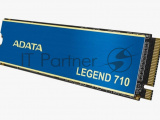 Накопитель SSD ADATA LEGEND 710, 512Gb, PCIe 3.0 x4, M.2 2280, NVMe, R/W 2400/1600, с радиатором 16