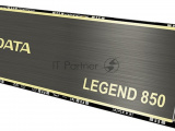 Накопитель SSD ADATA LEGEND 850, 1Tb, PCIe 4.0 x4, M.2 2280, NVMe, R/W 5000/4500, с радиатором 8