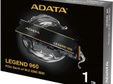Накопитель SSD ADATA LEGEND 960, 1Tb, PCIe 4.0 x4, M.2 2280, NVMe, R/W 7400/6000, с радиатором 4