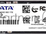 Накопитель SSD ADATA LEGEND 960, 1Tb, PCIe 4.0 x4, M.2 2280, NVMe, R/W 7400/6000, с радиатором 6