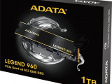 Накопитель SSD ADATA LEGEND 960, 1Tb, PCIe 4.0 x4, M.2 2280, NVMe, R/W 7400/6000, с радиатором 15