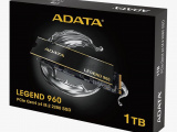 Накопитель SSD ADATA LEGEND 960, 1Tb, PCIe 4.0 x4, M.2 2280, NVMe, R/W 7400/6000, с радиатором 0