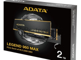 Накопитель SSD ADATA LEGEND 960 MAX, 2Tb, PCIe 4.0 x4, M.2 2280, NVMe, R/W 7400/6800, с радиатором 2