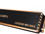 Накопитель SSD ADATA LEGEND 960 MAX, 4Tb, M.2 2280, PCIe 4.0 x4, NVMe, R/W 7400/6800, с радиатором 18