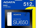 Накопитель SSD ADATA SU650, 512Gb, SATA III, 2.5", R/W 520/450 0