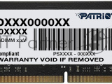 Оперативная память Patriot Signature, DDR4, 8GB (1x8 GB), 3200 MHz, CL22, SO-DIMM 3