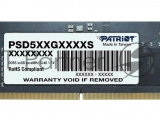 Оперативная память Patriot Signature, DDR5, 16GB (1x16 GB), 5600 MHz, CL46, SO-DIMM 1